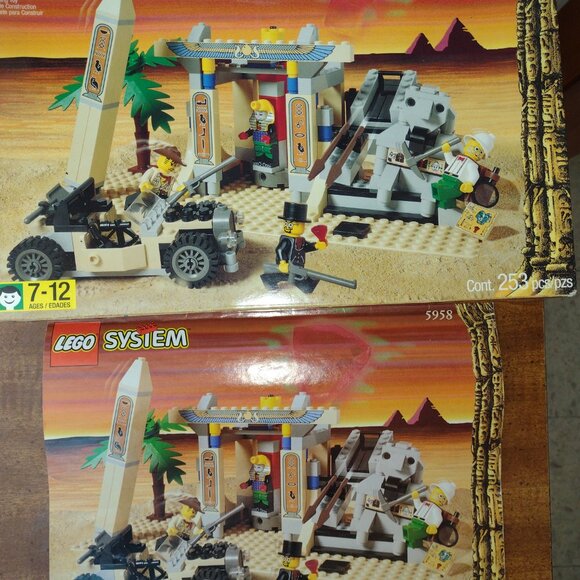 Original vintage LEGO System Adventurers Egypt set 5958  Like new  Mummy\'s Tomb Egyptian with original box and instructions, retired